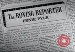 Standbild Ernie Pyle in Albuquerque New Mexico United States USA, 1945, aus Sekunde 9 historischem Filmmaterial Videoclip 65675028197
