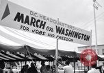 Image of March on Washington preparations Washington DC USA, 1963, second 4 stock footage video 65675028215