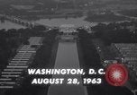 Image of Civil Rights marchers arrive Washington DC USA, 1963, second 4 stock footage video 65675028218