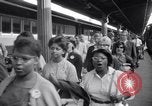 Image of Civil Rights marchers arrive Washington DC USA, 1963, second 49 stock footage video 65675028218