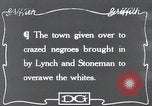 Standbild Neger Eastern United States USA, 1916, aus Sekunde 1 historischem Filmmaterial Videoclip 65675028230