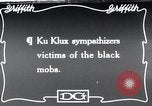 Standbild Ku Klux Klan Eastern United States USA, 1916, aus Sekunde 1 historischem Filmmaterial Videoclip 65675028231