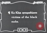 Standbild Ku Klux Klan Eastern United States USA, 1916, aus Sekunde 3 historischem Filmmaterial Videoclip 65675028231