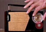 Image of transistor radio United States USA, 1961, second 25 stock footage video 65675028236