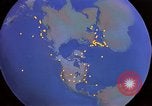 Image of model of earth United States USA, 1961, second 9 stock footage video 65675028239