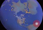 Image of model of earth United States USA, 1961, second 21 stock footage video 65675028239