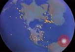 Image of model of earth United States USA, 1961, second 23 stock footage video 65675028239