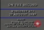 Immagine di Frank Carlucci United States USA, 1987, secondo 4 filmato di repertorio 65675028272