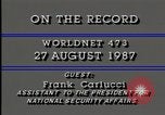 Immagine di Frank Carlucci United States USA, 1987, secondo 9 filmato di repertorio 65675028272