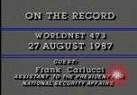 Immagine di Frank Carlucci United States USA, 1987, secondo 11 filmato di repertorio 65675028272