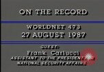 Immagine di Frank Carlucci United States USA, 1987, secondo 13 filmato di repertorio 65675028272