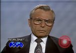Image of Frank Carlucci speaking about drug trafficking United States USA, 1987, second 45 stock footage video 65675028281