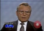 Image of Frank Carlucci speaking about drug trafficking United States USA, 1987, second 54 stock footage video 65675028281