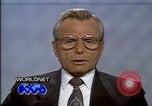 Image of Frank Carlucci speaking about drug trafficking United States USA, 1987, second 60 stock footage video 65675028281