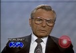 Image of Frank Carlucci speaking about drug trafficking United States USA, 1987, second 62 stock footage video 65675028281