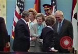 Standbild Präsident Ronald Reagan Berlin Deutschland, 1987, aus Sekunde 56 historischem Filmmaterial Videoclip 65675028305
