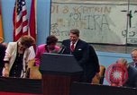 Standbild Ronald Reagan Berlin Deutschland, 1987, aus Sekunde 33 historischem Filmmaterial Videoclip 65675028309