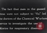 Standbild Chlorgas für Influenza Prävention United States USA, 1924, aus Sekunde 32 historischem Filmmaterial Videoclip 65675028371