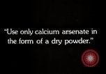 Image of calcium arsenate United States USA, 1921, second 3 stock footage video 65675028396
