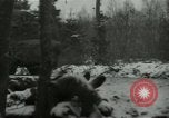 Image US Army 1st Infantry Division à la bataille des Ardennes et en Allemagne Western Front théâtre européen, 1945, de la seconde 34 séquences d'archives historiques vidéo 65675028436