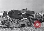 Image des épaves de véhicules Bastogne Belgique, 1945, de la seconde 54 séquences d'archives historiques vidéo 65675028441