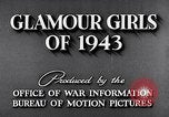 Image American women United States USA, 1943, de la seconde 9 séquences d'archives historiques vidéo 65675028453
