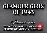 Image American women United States USA, 1943, de la seconde 10 séquences d'archives historiques vidéo 65675028453