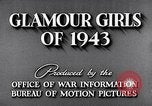 Image American women United States USA, 1943, de la seconde 11 séquences d'archives historiques vidéo 65675028453