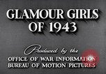 Image American women United States USA, 1943, de la seconde 12 séquences d'archives historiques vidéo 65675028453