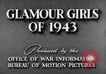 Image American women United States USA, 1943, de la seconde 13 séquences d'archives historiques vidéo 65675028453