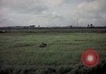 Image of sentry dog patrolling field Tan Son Nhut Air Force Base Vietnam, 1965, second 48 stock footage video 65675028506