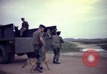 Image of sentry dogs Tan Son Nhut Air Force Base Vietnam, 1965, second 54 stock footage video 65675028507