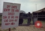 Image of sentry dogs Tan Son Nhut Air Force Base Vietnam, 1965, second 17 stock footage video 65675028512