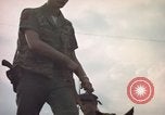 Image of sentry dogs Tan Son Nhut Air Force Base Vietnam, 1965, second 29 stock footage video 65675028513