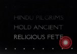 Immagine di Pellegrini indù Tamil Nadu India, 1943, secondo 1 filmato di repertorio 65675028523