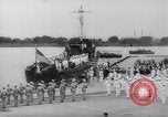 Image of President Roosevelt presents a Patrol Craft (USS P-622) to Greece Washington DC USA, 1944, second 10 stock footage video 65675028525
