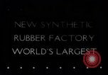 Image of rubber factory United States USA, 1943, second 1 stock footage video 65675028526