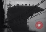 Image of USS Enterprise CV-6 returns from World War 2 Southampton England United Kingdom, 1945, second 9 stock footage video 65675028532