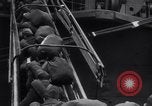 Image of USS Enterprise CV-6 returns from World War 2 Southampton England United Kingdom, 1945, second 14 stock footage video 65675028532