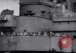 Image of USS Enterprise CV-6 returns from World War 2 Southampton England United Kingdom, 1945, second 27 stock footage video 65675028532