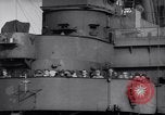 Image of USS Enterprise CV-6 returns from World War 2 Southampton England United Kingdom, 1945, second 28 stock footage video 65675028532