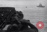 Image of USS Enterprise CV-6 returns from World War 2 Southampton England United Kingdom, 1945, second 54 stock footage video 65675028532