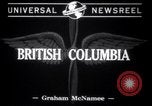 Image zone couverte de neige British Columbia, 1941, de la seconde 3 séquences d'archives historiques vidéo 65675028539
