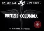 Image zone couverte de neige British Columbia, 1941, de la seconde 4 séquences d'archives historiques vidéo 65675028539
