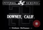Standbild Messerschmitt Bf 110 oder Me 110 in USA inspiziert 1941 Downey California USA, 1941, aus Sekunde 3 historischem Filmmaterial Videoclip 65675028542