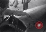 Standbild Messerschmitt Bf 110 oder Me 110 in USA inspiziert 1941 Downey California USA, 1941, aus Sekunde 20 historischem Filmmaterial Videoclip 65675028542