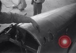 Standbild Messerschmitt Bf 110 oder Me 110 in USA inspiziert 1941 Downey California USA, 1941, aus Sekunde 21 historischem Filmmaterial Videoclip 65675028542