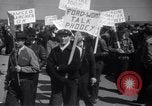 Image of factory workers strike and fight Dearborn Michigan USA, 1941, second 14 stock footage video 65675028543