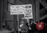 Image of factory workers strike and fight Dearborn Michigan USA, 1941, second 21 stock footage video 65675028543