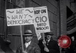 Image of factory workers strike and fight Dearborn Michigan USA, 1941, second 22 stock footage video 65675028543